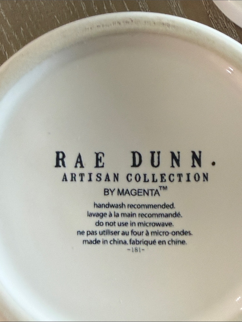 Rae Dunn White Ceramic 'HOLD' Canister with Lid NWOT - Picture 5 of 9